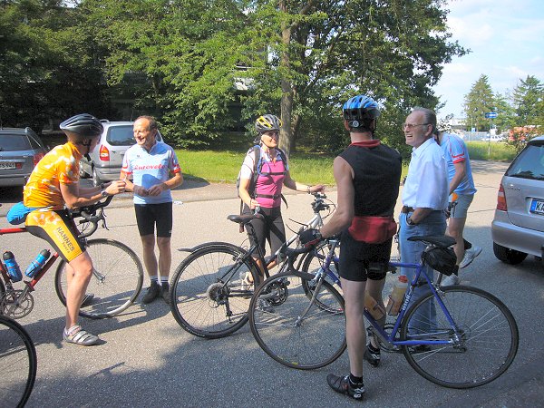 Kurz vor der Abfahrt