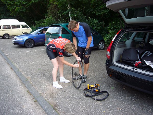 Panne schon vor dem Start