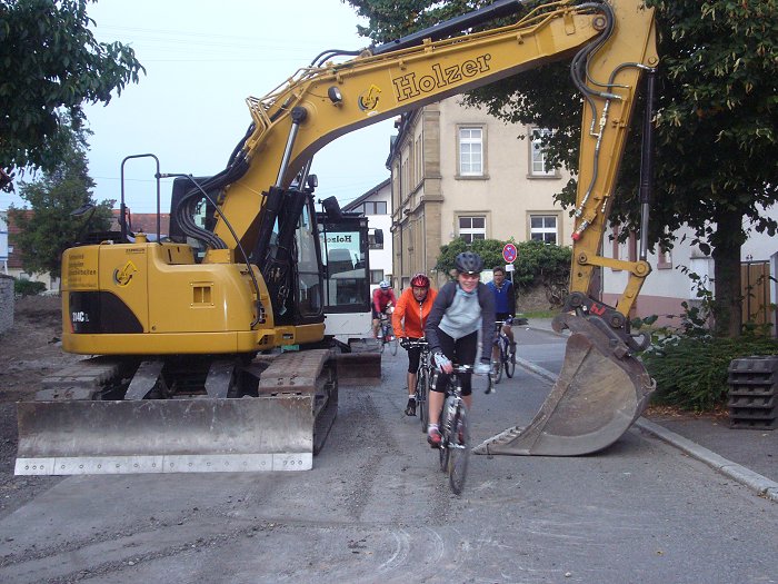 Schnell am Bagger vorbei ;-)