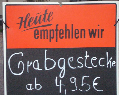 Makabre Empfehlung ;-)