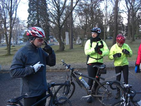 Fertigmachen zum Start