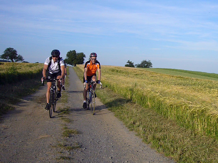 Neuer Weg, eigentlich weniger tauglich für Rennräder ...