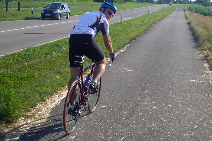 Reini, von hinten ...