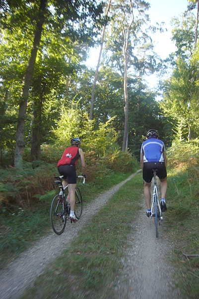 Solche Strecken fährt die Sportgruppe neuerdings ;-)