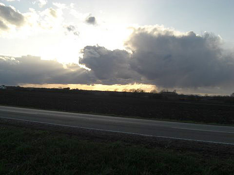 ... Regenwolken wechseln sich ab