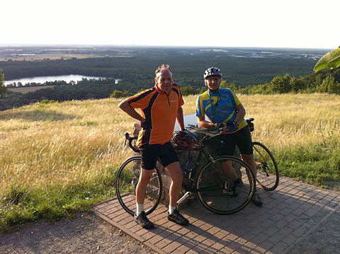 Albert und Carlo auf dem Michaelsberg