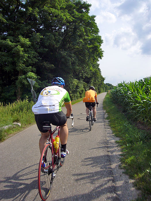 Albert und Reini ziehen vorneweg