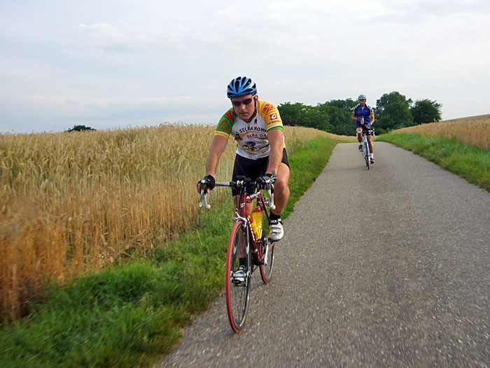 Abtrainieren des Eises im Kraichgau