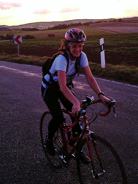 Aude friert nicht, trotz T-Shirt ;-)