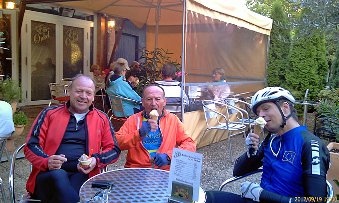 Eis essen in Staffort