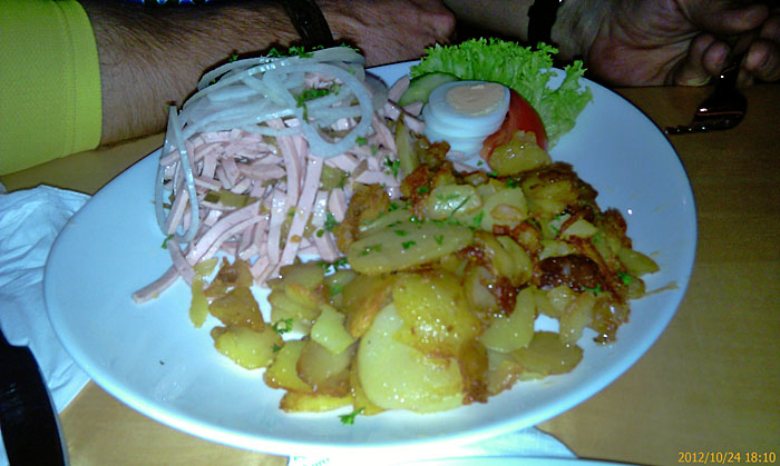 ... warum sich die Größe der Portion umgekehrt zur gefahrenen Strecke verhält ;-)