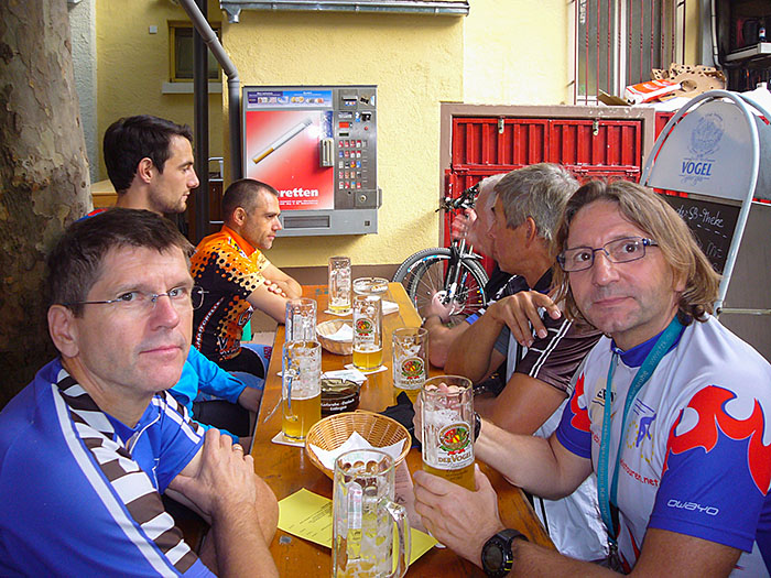 Pause im Vogelbräu Ettlingen