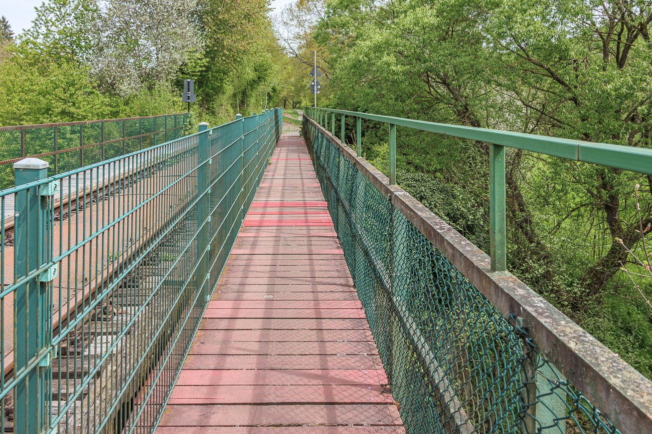 Engstelle auf der Brücke