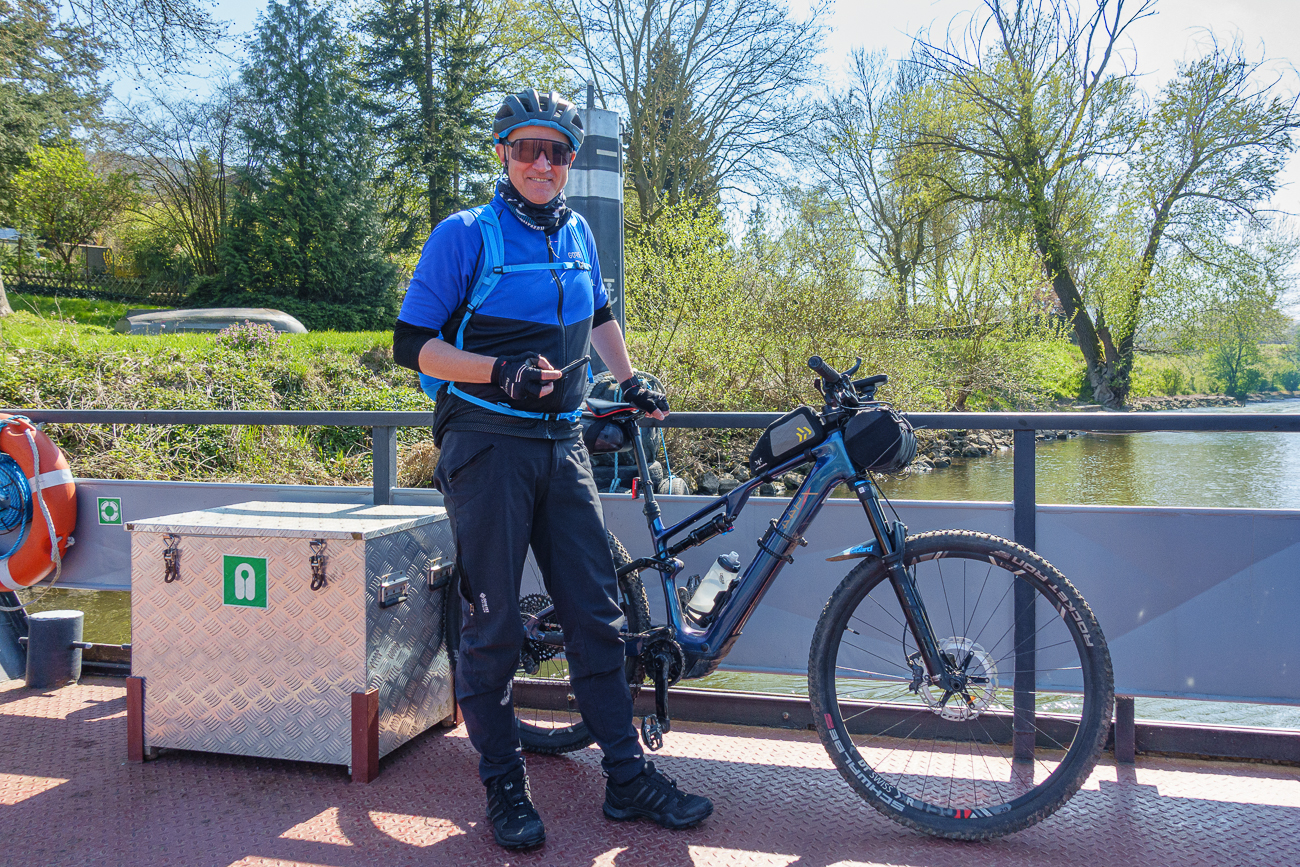 Jürgen mit seinem Bike