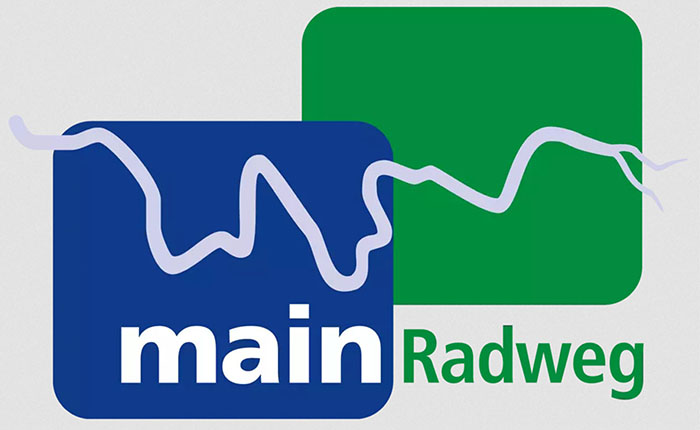Kennzeichnung des Mainradwegs