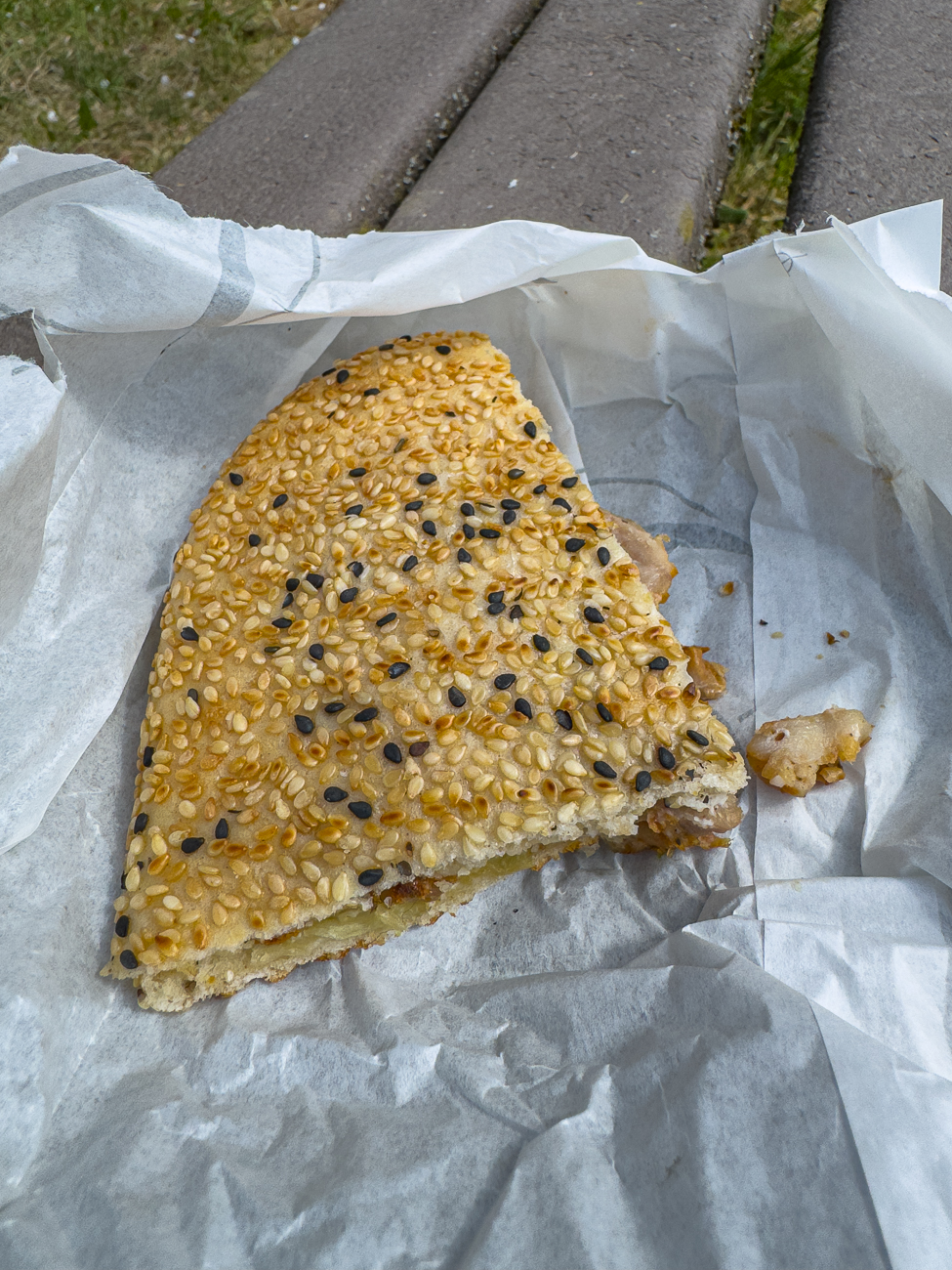 ... kostenloses Versucherle von der Früchstücksbäckerei ...