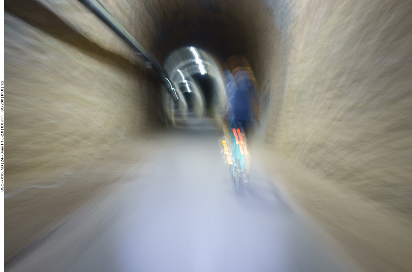 Kunst im Tunnel ;-)