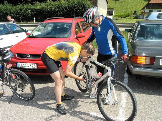 Das ein oder andere Fahrrad muss kontrolliert werden