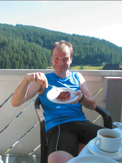 Endlich am Ziel und am Kaffeetisch