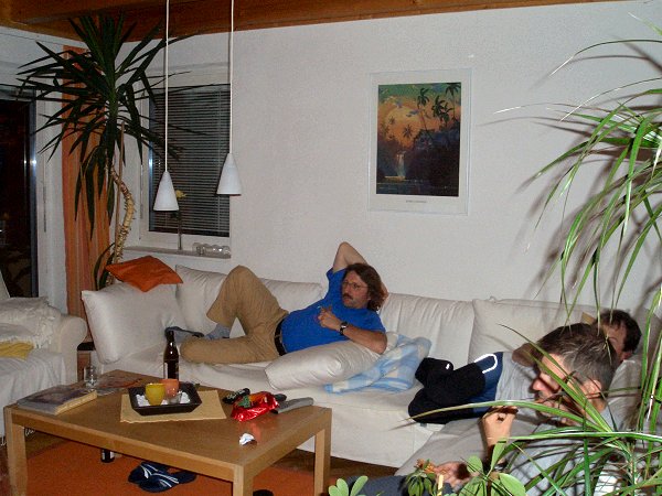 Nach der Arbeit wird geruht ...