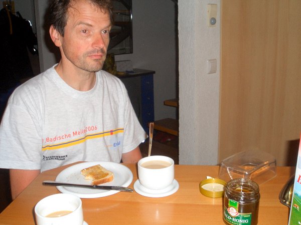 Der n&auml;chste Morgen, die Laune entspricht dem (Regen-)Wetter :-(