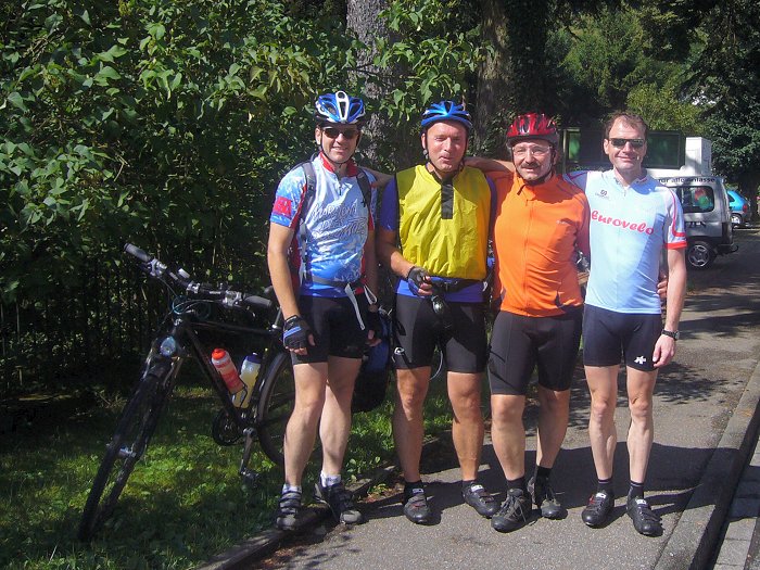 Gruppenbild (leider ohne Dame) in Hornberg