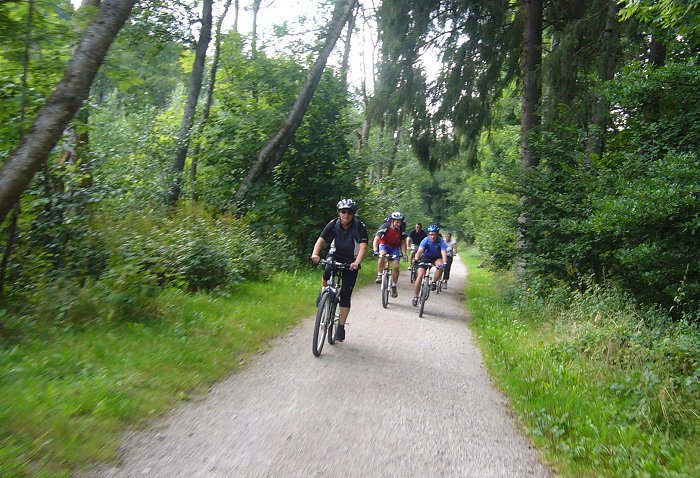 Sch&ouml;ner Weg entlang der Brigach