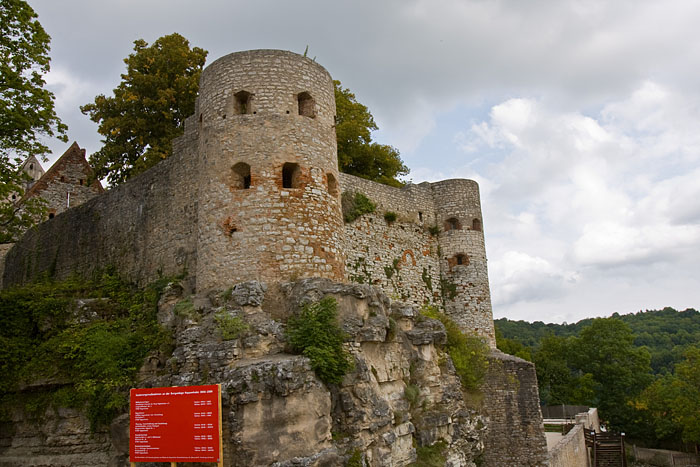 Die &uuml;ber 1000 Jahre alte mittelalterliche Burg Pappenheim