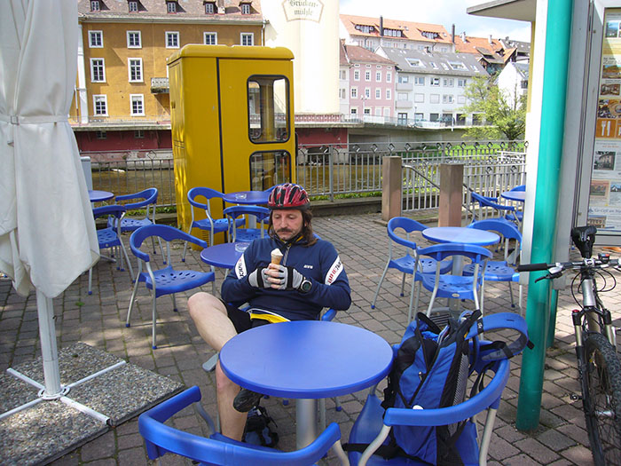 Das verdiente Eis in Gernsbach