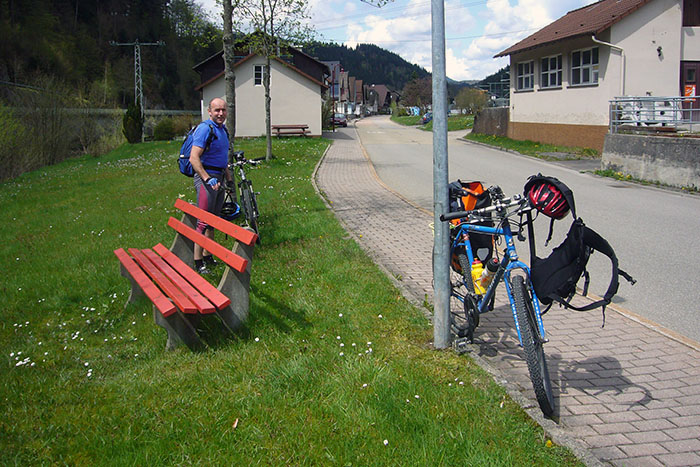 Kurze Rast irgendwo vor Baiersbronn