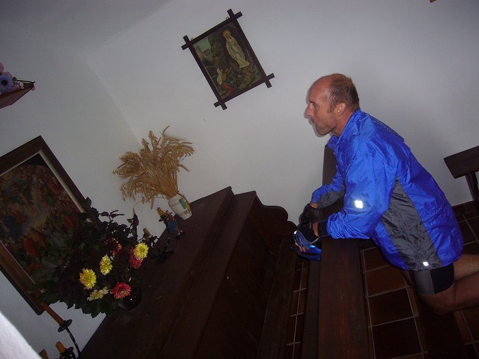 Reini betet um besseres Wetter ;-)