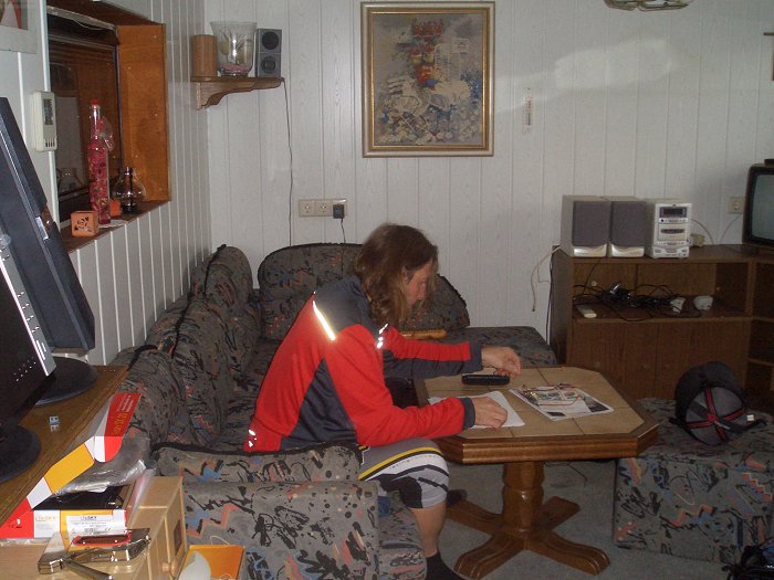 Carlo, kurz vor dem Start