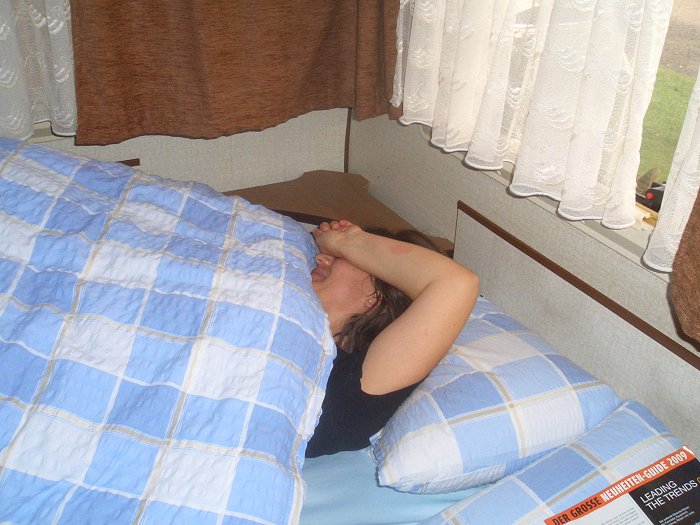 Bettina will sich verstecken