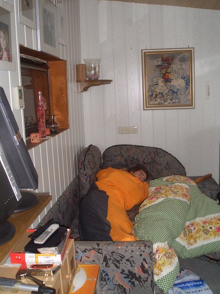 Axel hat auch noch die Augen zu