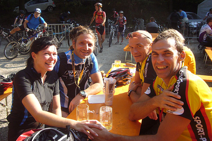 Und alle zusammen: Janine, Carlo, Herbert und J&ouml;rg