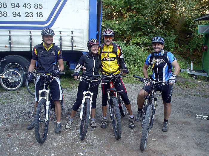 Das Team: Herbert, Janine, J&ouml;rg und Carlo