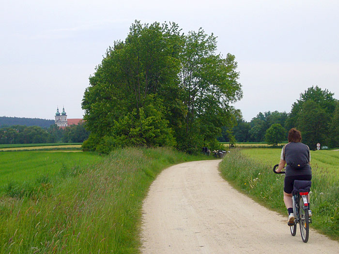 Waldsassen kommt in Sicht