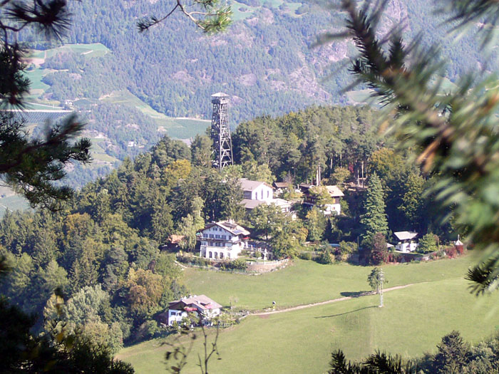 Blick auf den Aussichtsturm auf dem Kohler