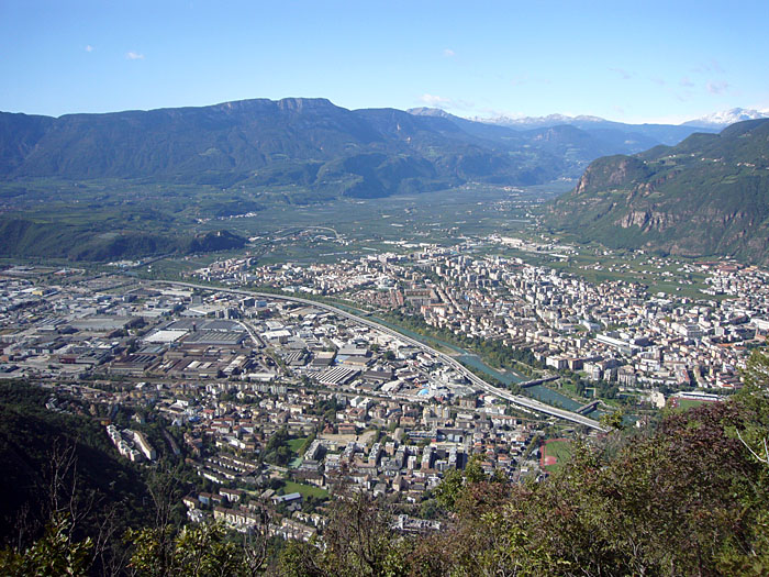 Blick auf Bozen