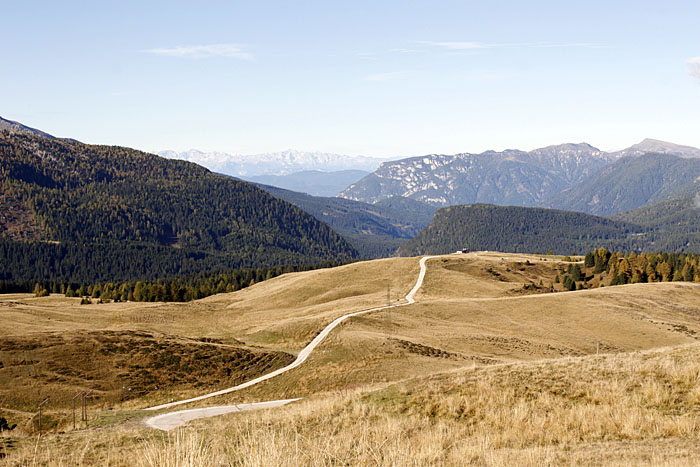 Blick ins Tal Richtung Paneveggio