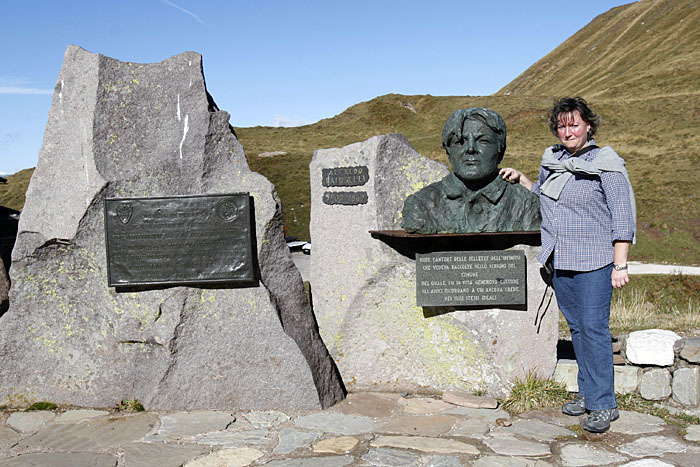 B&uuml;ste des Dichters Alfredo Paluselli (1900-1969)