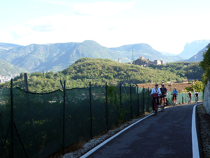 Radweg nach Bozen