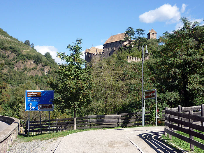 Eine von zahlreichen Burgen