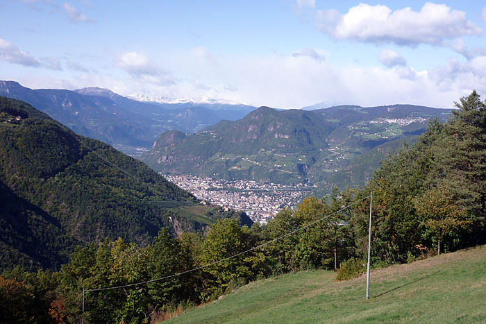 Blick auf Bozen