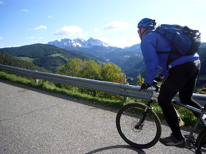 Anstieg mit Aussicht