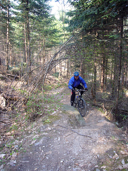 Hier sind wieder die Waden gefordert