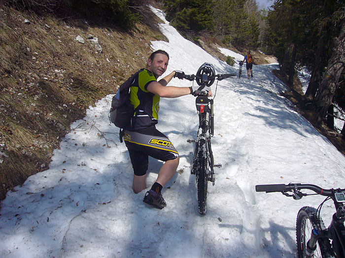 Wassertreten auf eisige Art ;-)