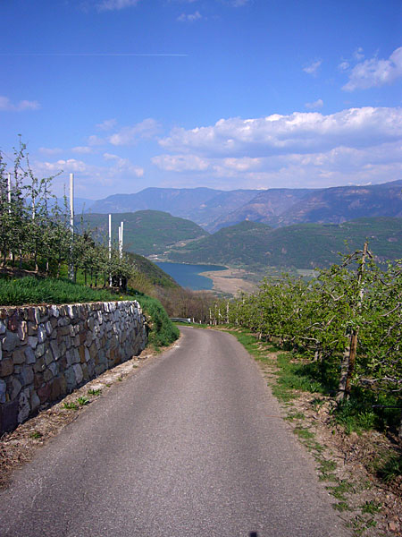 Abfahrt nach Tramin ...