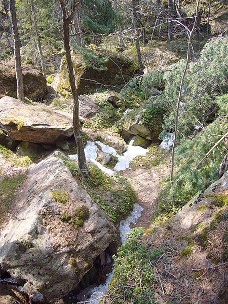 Etwas Schnee gibt es auch noch