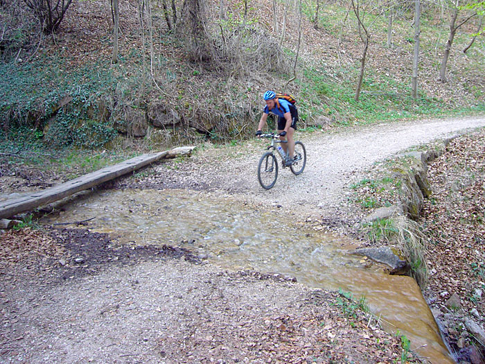 Und ab durch den Bach